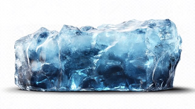 Blue Serendibite, photographed in the studio on a white background, showing the surface details and beautiful color of the stone, Ai generated Images