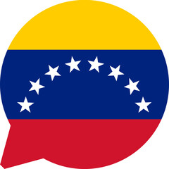 Chat Icon on Venezuela Flag