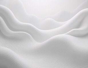 White silk fabric with a soft, wavy texture, perfect for a luxurious backdrop or elegant design