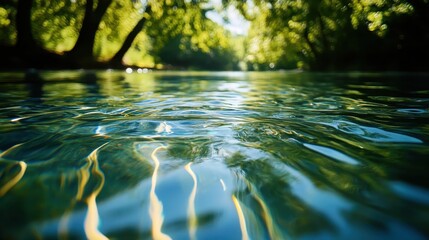 Fototapeta premium natural transpiration photosynthesis balance reflecting harmony in natural systems selective focus ecological themes ethereal Multilayer mountain valley scene