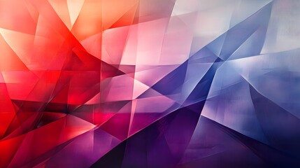 Fototapeta premium Abstract geometric design with vibrant colors and dynamic shapes.