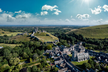 Obraz premium Corfe Castle in England
