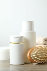 Personal hygiene products on the table