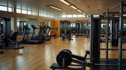 Fototapeta premium Modern Gym Interior