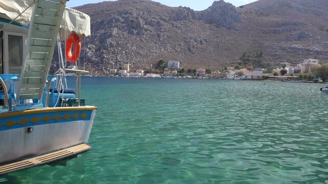harbour of Symi , greek island ambiance