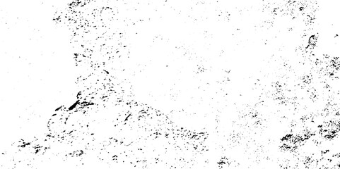 Black and white Dust overlay distress grungy effect paint. Black and white grunge seamless texture. Dust and scratches grain texture on white and black background.