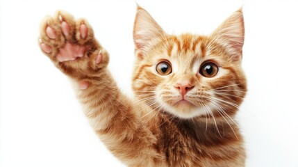 The Cute Orange Tabby Cat