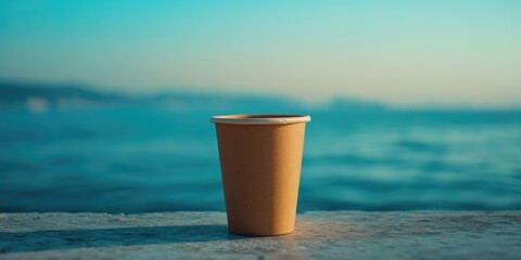 Coffee on Concrete Wall