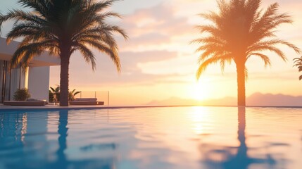 The Serene Tropical Pool