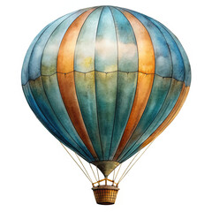 Obraz premium air balloon on white background