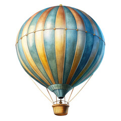 Naklejka premium air balloon on white background