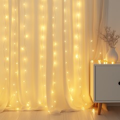 A set of Arranged Glowing Fairy Lights