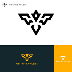 falcon logo concept for your brand or company