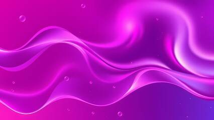 Abstract purple background with waves, Purple wave background, copy space for text, white background, soft light Generative AI