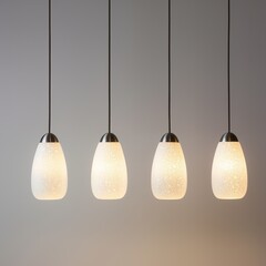 Pendant Lights with Frosted Globes