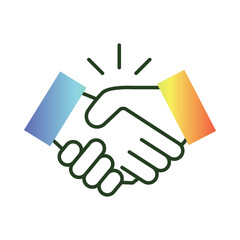 Fototapeta premium Fair Trade – Handshake Representing Ethical Sourcing and Community Support