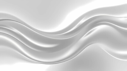 Obraz premium Abstract white and light gray wave modern soft luxury texture with smooth and clean curve background illustration. Textured wave pattern for backgrounds. Generative AI