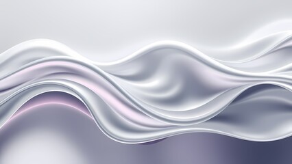 Fototapeta premium A white background with wavy lines and a white background with a white background. generative ai