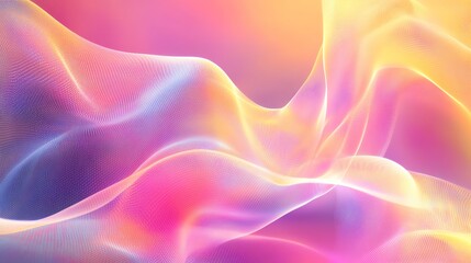 Obraz premium Abstract colorful background with a delicate, flowing design.