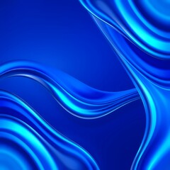 Obraz premium Elegant Blue Wave Abstract Background Design Generative AI