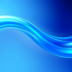 Fototapeta premium 3D Abstract blue wave cover background, generative ai, abstract blue wave background, Generative AI 