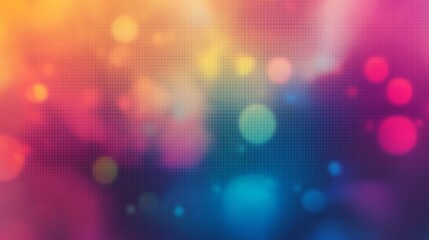 Abstract background with colorful blurry circles and a textured pattern.