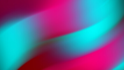 Abstract Swirling Pink And Teal Gradient Background