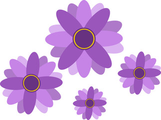Purple Flower Illustration