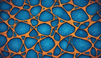 Clear Plain Shiny Warm Soft Vintage Bokeh Cloudy Wave Like Geometric Blue Background or Texture