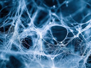 Intricate Spider Web Macro Photography