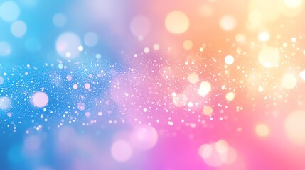 Obraz premium Abstract blue and pink background with bokeh lights.
