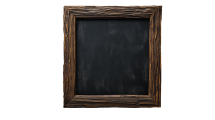Retro blackboard with on a transparent background