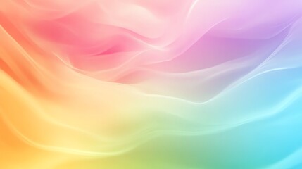 Obraz premium Abstract colorful background with soft flowing lines.