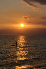 オーストラリアのメルボルンの海沿い