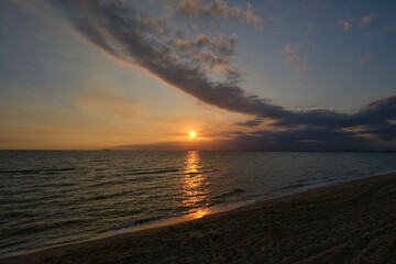 オーストラリアのメルボルンの海沿い