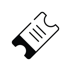 Cinema Ticket vector icon