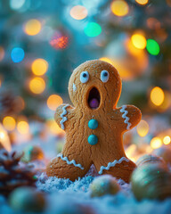 Gingerbread man - Christmas card