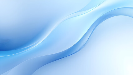 Fototapeta premium Abstract background with light blue waves