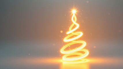 Obraz premium Illuminate Your Christmas Discover the Magic of a Glittering Holiday Tree for Your Festive Celebrations
