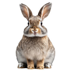 Obraz premium A rabbit on a transparent background.