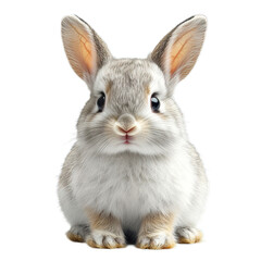 Obraz premium A rabbit on a transparent background.
