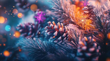 The Glittering Pinecone Arrangement