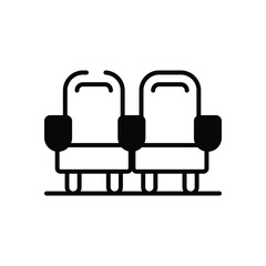 Cinema Seat vector icon