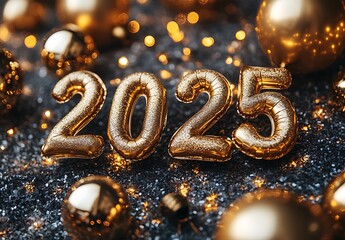 Gold Numbers 2025 and Balls on a Black Surface