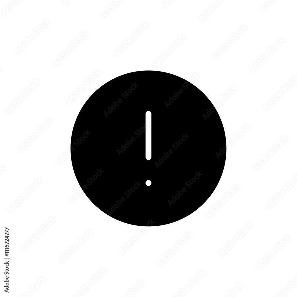 Poster Alert icon web design in vector