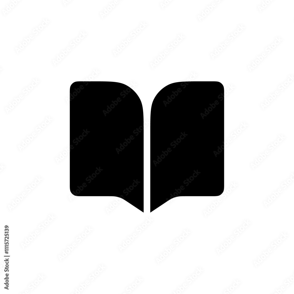 Poster book icon web design in vector