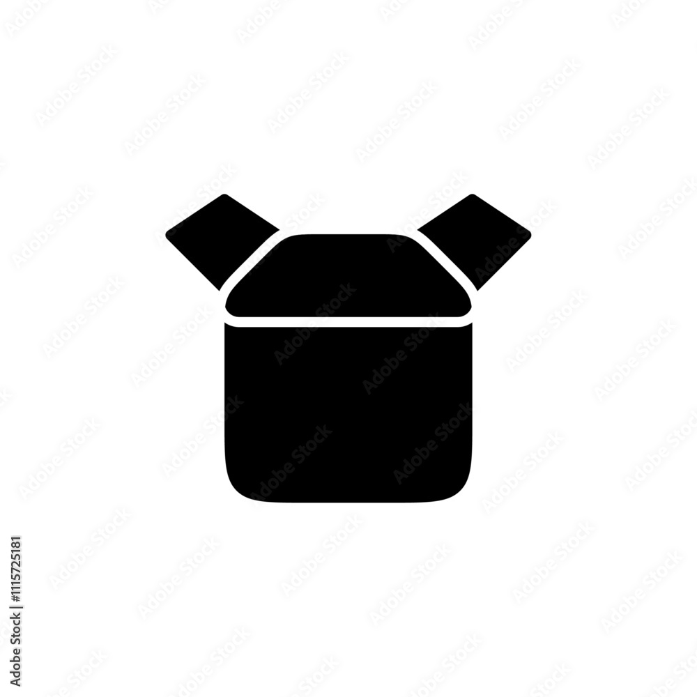 Poster Box icon web design in vector