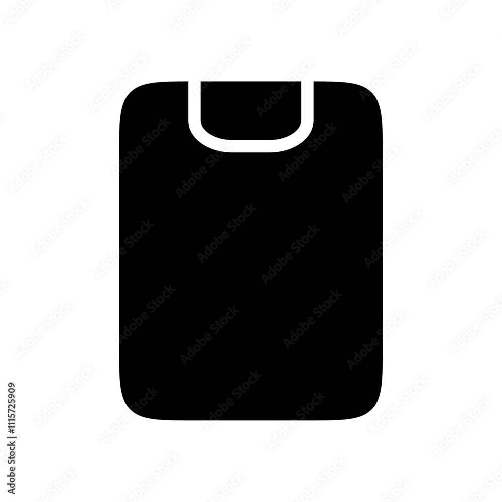 Poster clipboard icon web design in vector