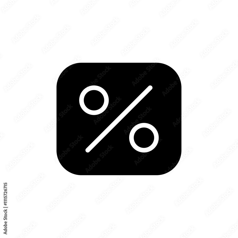 Poster discount icon web design in vector