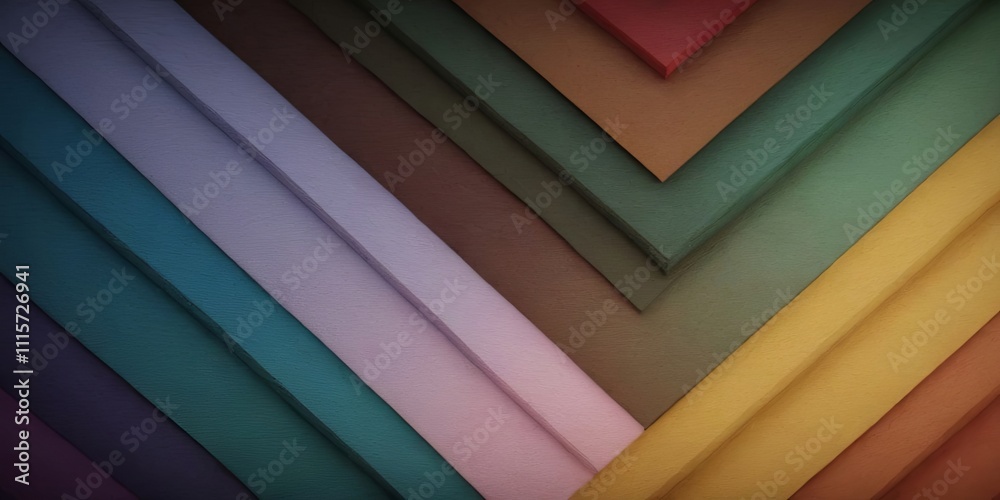 Poster a colorful stack of paper with a variety of colors